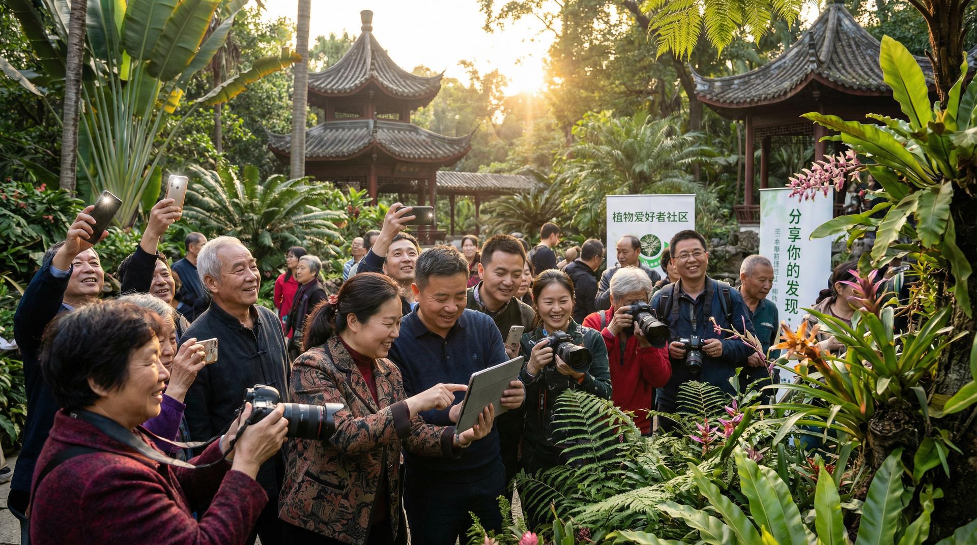 玩物社区娱乐专区-植物爱好者打卡植物园短视频